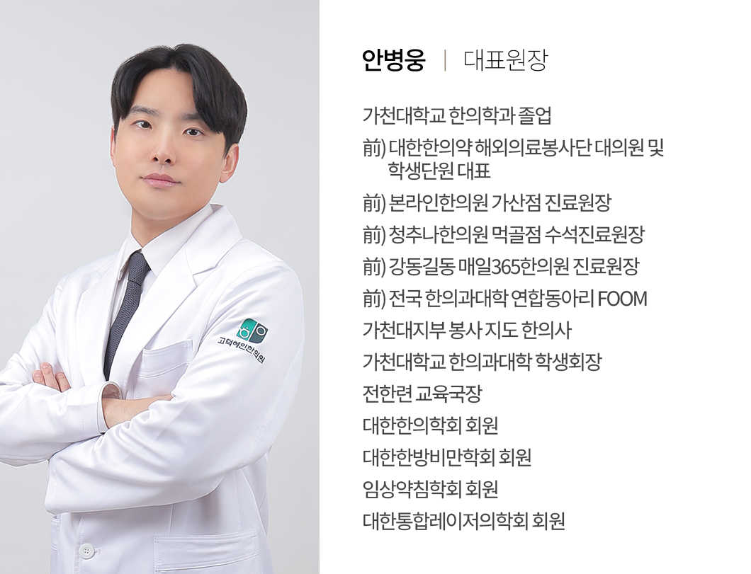 안병웅 원장 의료진 이력